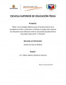 Proyecto ESCUELA SUPERIOR DE EDUCACIÓN FÍSICA