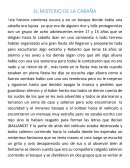 Cuento de terror EL MISTERIO DE LA CABAÑA