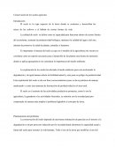 El suelo es la capa superior de la tierra donde se sostienen y desarrollan las raíces de los cultivos y el hábitat de ciertas formas de vida.