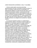 Caracterización económica Chile-Colombia