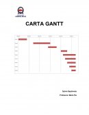 La carta Gantt la invento Henry Laurence Gantt, entre 1910 y 1915, este tipo de diagrama se popularizó en Occidente.