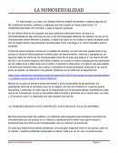 La homosexualidad hoy en día