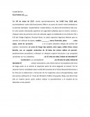 Modelo de como hacer un acta