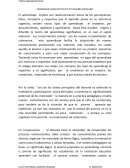 APRENDIZAJE SIGNIFICATIVO EN SITUACIONES ESCOLARES