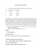 Análisis de productividad: Empresa manufacturera trimestral