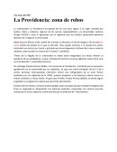 La Providencia: zona de robos