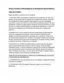 Núcleo Temático; Metodología de la investigación-Bioestadísticas