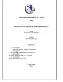 Estructura Plan de Negocios de Tendencia y Moda S.A.C