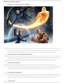 Guía de trabajo: superhéroes