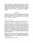 Adendum al contrato de subarrendamiento