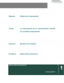 La importancia de la comunicación escrita en el ámbito empresarial