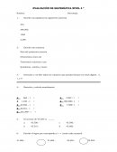 Prueba de numeración 4° básico