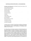 AUDITORIA BAJO METODO DOPRI HOSPITAL LA DIVINA MISERICORDIA