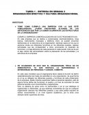 TAREA 1 – ENTREGA EN SEMANA 2 ORGANIZACIÓN EFECTIVA Y CULTURA ORGANIZACIONAL