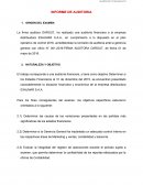 La firma auditora DARGUT, ha realizado una auditoría financiera a la empresa