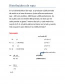 Ejercicios contables de ropa