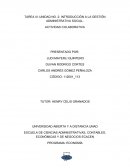 UNAD : TAREA III: UNIDAD NO. 2: INTRODUCCIÓN A LA GESTIÓN ADMINISTRATIVA SOCIAL