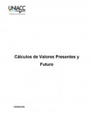 Cálculos de Valores Presentes y Futuro