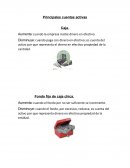 Principales cuentas activas Caja