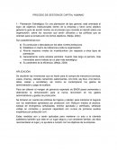 PROCESO DE GESTIÓN DE CAPITAL HUMANO