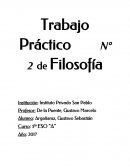 Trabajo Práctico N° 2 de Filosofía
