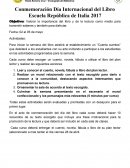 Conmemoracion dia internacional del libro