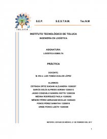 Logistica esbelta. Página 1