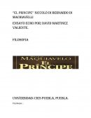 El principe, Niccolò di Bernardo di Machiavelli