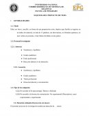 ESQUEMA DEL PROYECTO DE TESIS