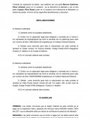 CONTRATO DE REPARACIÓN DE DAÑOS DECLARACIONES