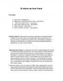 El diario de Ana Frank Esta novela se remonta a mediados de la segunda guerra mundial, por los años 1940