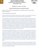 INFORME PRACTICA EDUCATIVAS EN SECUNDARIA