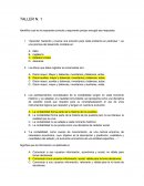 TALLER N. 1 Identifica cual es la respuesta correcta y argumente porque escogió esa respuesta