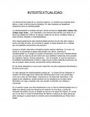 INTERTEXTUALIDAD ha existido siempre