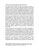 CLÁUSULA DE EXCLUSIÓN PROBATORIA EN MATERIA PENAL