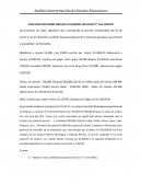 CASO PRACTICO SOBRE ANALISIS UTILIZANDO LAS CINCO”C” DEL CREDITO