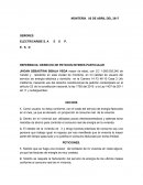 Derecho de petición en interés particular