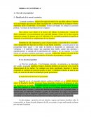 MORAL ECONÓMICA A.- Derecho de propiedad I.- Significado de la moral económica: