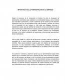 Importancia de la Administración en la Empresa