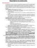 Seguridad en la construcción. Parte de Alberto Sánchez