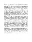 Barreras en el acceso a la información digital para las personas con discapacidad