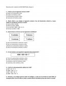 Reactivos de la materia de MATEMÁTICAS; bloque 2