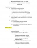 Determinación de la demanda de mercado en base a fuentes secundarias o primarias.
