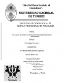 LA EVALUACION, TRATAMIENTO Y PRONOSTICO EN DELICUENTES, JOVENES Y ADOLESCENTES