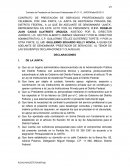CONTRATO DE PRESTACIÓN DE SERVICIOS PROFESIONALES.