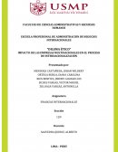 IMPACTO DE LAS EMPRESAS MULTINACIONALES EN EL PROCESO DE INTERNACIONALIZACIÓN