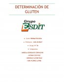 Determinacion del gluten