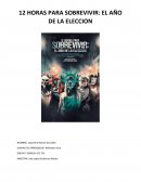 Analisis comunicativo 12 HORAS PARA SOBREVIVIR