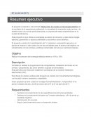 RESUMEN EJECUTIVO Reducción de costos en la energía eléctrica