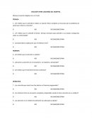 ENCUESTA PARA USUARIOS DEL HOSPITAL